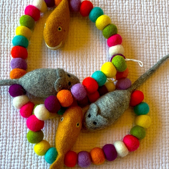 Here Here Kitty Felt Mouse Cat Toy Set - Picture 9 of 16